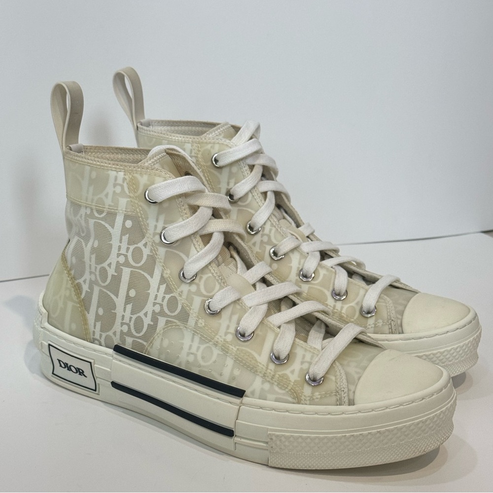 Christian Dior Oblique High Top Sneakers